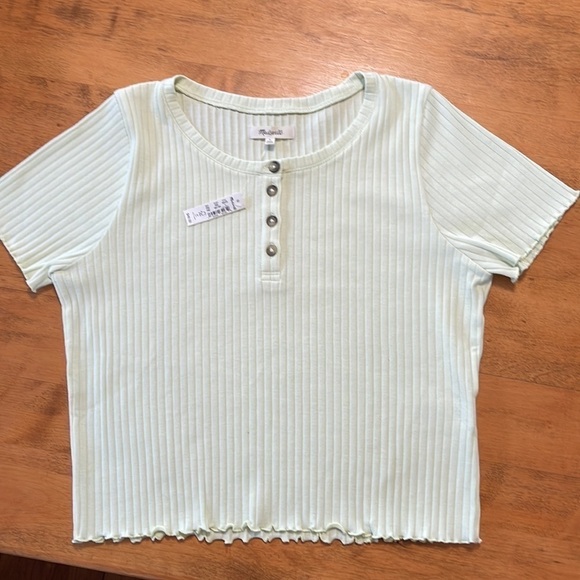 MADEWELL Supercrop Henley Tee - Picture 6 of 7